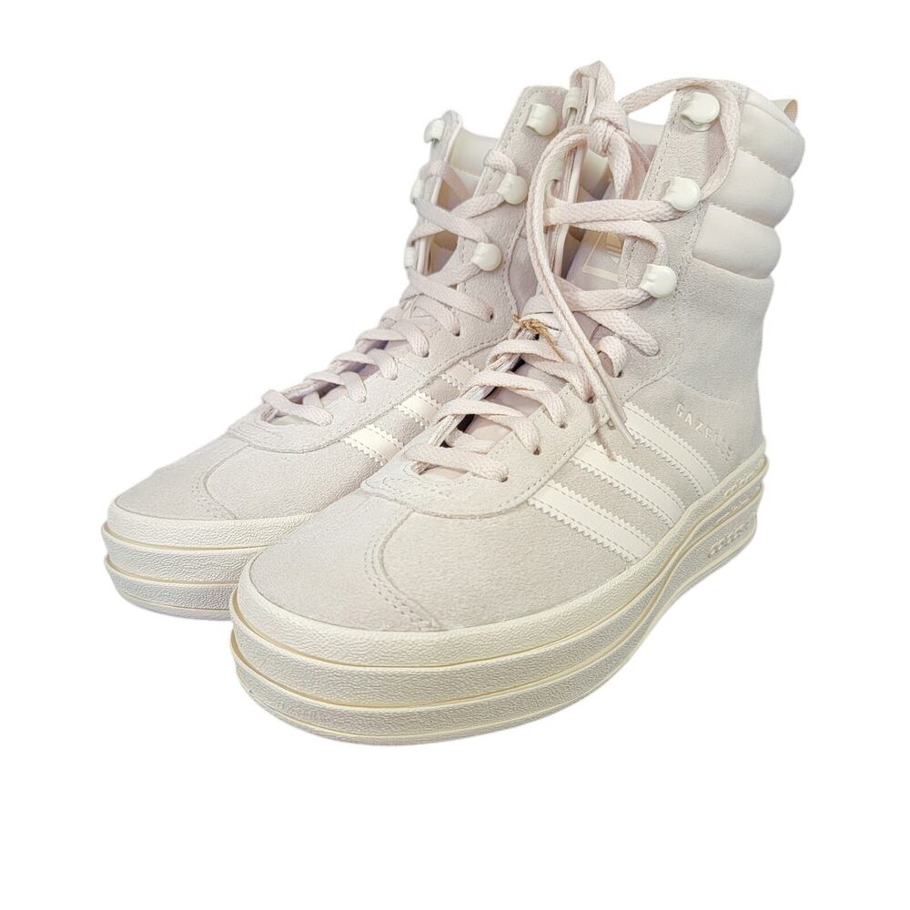 Adidas Originals Gazelle Boot Womens Sz 6 White ID6984